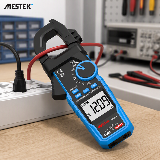CM87A  Digital Clamp Meter 600A AC Current Tester True RMS Auto Range Resistance Diode Multimeter Tes Digital Clamp Meter