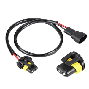 Câble de conversion universel 12V LED 2 broches mâle-femelle pour feux de brouillard de voiture, adaptateur de faisceau de câblage étanche IP67 de 15 cm, Plug & Play - Product Image 2