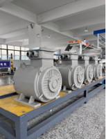 Motor Síncrono de Imán Permanente Refrigerado por Líquido Personalizado, Motor Servo IE4 de Alta Eficiencia, Montaje con Brida, Locomotora de Nueva Energía