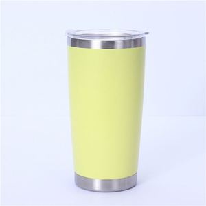 <b>Copper</b> Tumbler Standard Stainless Steel Insulated Double Wall Vacuum <b>Powder</b> Coated Matte Sweat Free BPA Free ASM25 - Product Image 1
