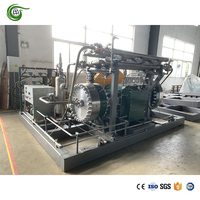 Compresor de Diafragma de Helio (He) de Alta Pureza y Buena Calidad, Entrada 15 Bar, Salida 350 Bar, Flujo 600 Nm³/h, para Uso Industrial