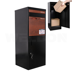 Oem ODM thuận tiện an toàn khóa dễ dàng cài đặt chống trộm miễn phí-đứng gói thả hộp và hộp thư trên hàng rào, tường, mặt đất - Product Image 1