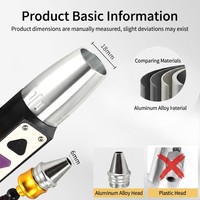 Lampe torche OEMODM personnalisée JY39-3-4 pour inspection de bijoux en jade, lumière blanche, jaune, UV, rechargeable Type-C, en alliage d'aluminium