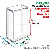 Boîtier de rangement multifonctionnel en acrylique personnalisable, transparent, portable et résistant à l'eau pour cartes TCG Elite Training