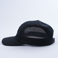 Casquette de camp réglable et personnalisée à cinq panneaux Casquette de camp tissée avec logo Couleur vierge Casquettes brodées personnalisées à 5 panneaux et chapeaux en nylon