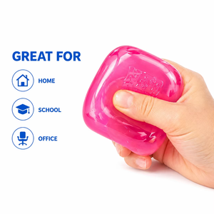 Squeeze-fun Ice Cube Maltose Silicone Slow <b>Rebound</b> Stress Relief Toy for Unisex Ages 14+ - Product Image 5
