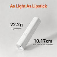 Jouet pour chaton d'intérieur, type C rechargeable, léger (22,2 g), stylo, autonomie de 15 jours, pointeur laser interactif pour animaux de compagnie