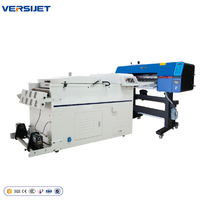 Mesin Printer DTF High-End Versijet 60cm dengan Dual Printhead I3200 untuk Pencetakan Transfer Panas Kaos Digital