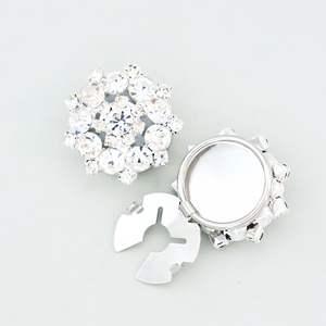 เสื้อแจ็คเก็ตผู้หญิงดีไซน์เนอร์ กระดุมรูปผีเสื้อแบบไม่สมมาตร กระดุมทองแฟนซี กระดุมรูปสมอแบบซักได้ กระดุมโลหะผสมเคลือบเงา กระดุมโลหะผสมสังกะสี - Product Image 3