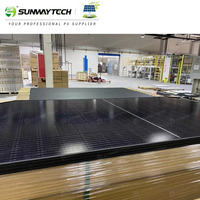 Paneles solares de alta eficiencia 440W 450W stock de Europa paneles solares negros completos de 440W