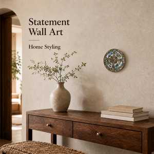 Assiette murale décorative en <span class=keywords><strong>porcelaine</strong></span> peinte à <span class=keywords><strong>la</strong></span> main, style famille rose <span class=keywords><strong>de</strong></span> Canton, motif floral, pour <span class=keywords><strong>la</strong></span> maison et l'hôtel - Product Image 5