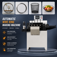 Machine de formage de bagues métalliques en acier entièrement automatique CNC de haute qualité, 3-8 mm, machine de fabrication de bagues d'étanchéité informatisée