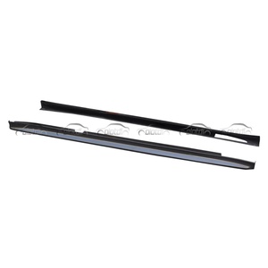 Extensiones de faldones laterales de fibra de carbono para BMW F97 F98 X3M X4M G01 G02 X3 X4 2019-2021, estilo automotriz - Product Image 3