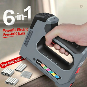 Electric Nail Gun Coil Type Battery Powered <b>Woodworking</b> Diy <b>Tool</b> - Product Image 5