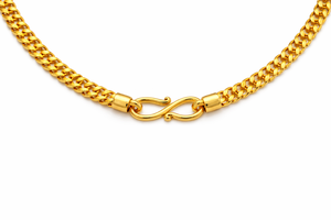 Ensemble d'accessoires de mode plaqué or 24 carats pour femme City Girl, collier pendentif traditionnel avec boucles d'oreilles assorties - Product Image 2