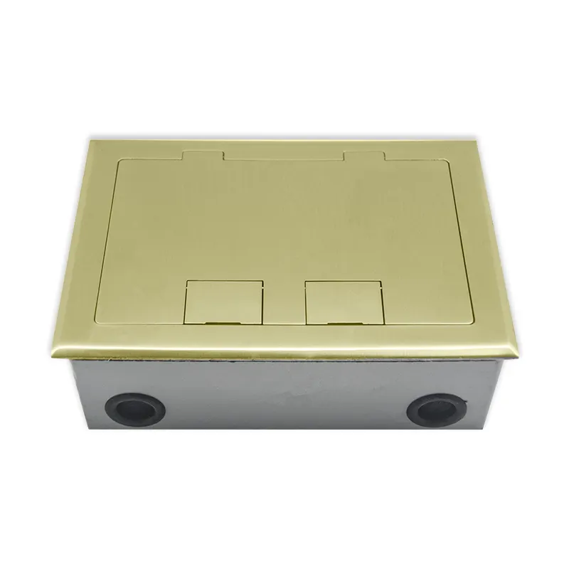 स्टेनलेस स्टील वाटरप्रूफ फ़्लोर इलेक्ट्रिकल सॉकेट बॉक्स