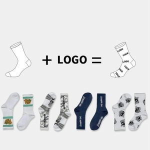 Chaussettes de sport unisexes personnalisées avec logo, confortables, en gros, faible MOQ, de marque - Product Image 3