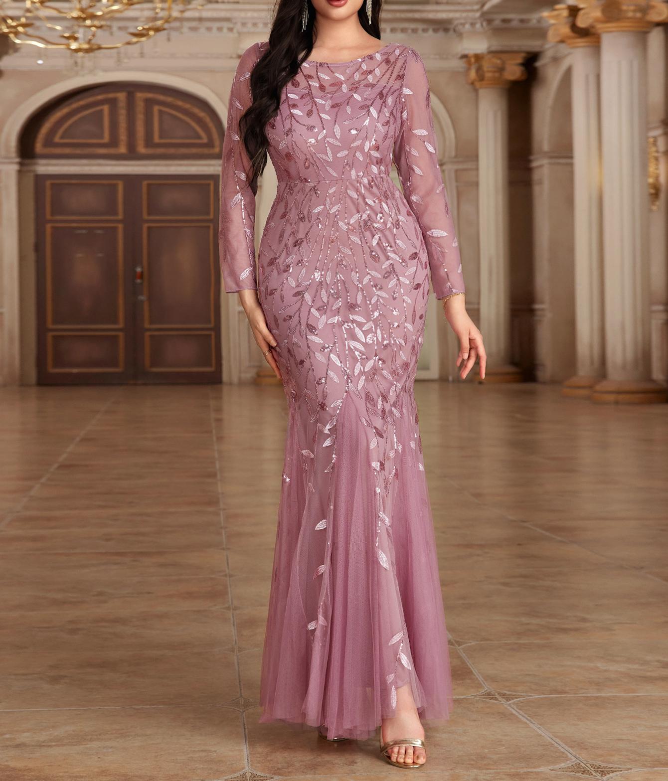 black and pink long sleeve dress Black & Hot Pink Color Block Dress with White Flutter Cuff main image 1