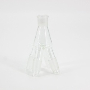 Tubo receptor de tres puntas de Silicon Valley 19/22 con junta de tierra para evaporador rotatorio de laboratorio - Product Image 2