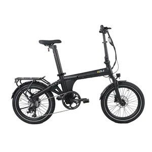 Bicicleta eléctrica plegable con suspensión completa, bici de 36V, 15Ah, 2,4 W, 20x250