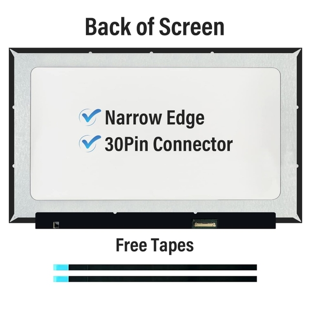 LCD Screen M07092-001 M07093-00 Replacement for HP Elitebook 840 G5 840 G8 840 G6 FHD 30 PIN Non-Touch 1920x1080