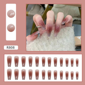 Ongles artificiels courts en acrylique, design brillant, pour Miss R801 R840 - Product Image 2