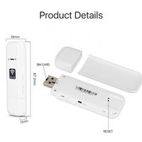 Clé USB WiFi 4G LTE LDW931 avec carte Nano SIM, modem sans fil externe et point d'accès