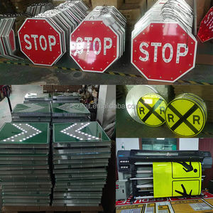 Cartello Stradale Riflettente LED Elettrico in Alluminio, Alimentato a Energia Solare, Segnale di Avvertimento per Corsie - Product Image 4