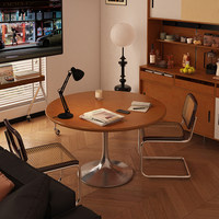 Table à manger de style océanique pour la maison, petite table à manger en bois de bouleau massif, design Bauhaus vintage minimaliste, sur mesure