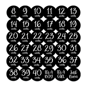 Blulu Pregnancy Sign 5 To 40 Weeks Weekly Belly Bump Tracker Baby You X27 Ll Be Weekly Pregnancy