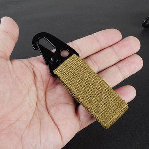Multifunctional Polyester Tactical Belt <b>Clip</b> HK Hook Webbing Hanging Key Holder Tool Bag Carabiner Water Portable Climbing - Product Image 4