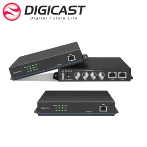 뜨거운 판매 IPTV IRD 4 채널 DVB-S/S2 튜너 IP 위성 수신기 전문 수신기