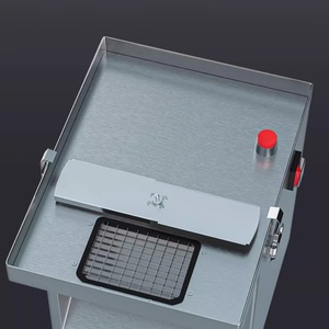 Picadora de carne y verduras comercial motorizada de servicio pesado con uso multifuncional para platos mixtos 220V - Product Image 2