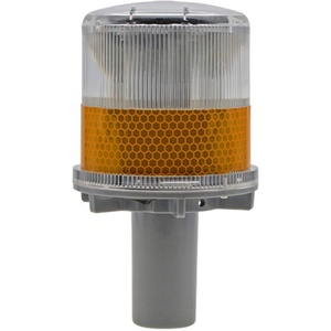 ไฟเตือนจราจรแบบกรวย LED พลังงานแสงอาทิตย์/ไฟเตือนกรวยจราจร - Product Image 3
