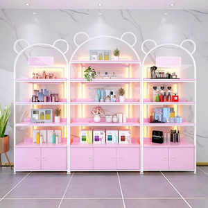 Vitrina de tamaño personalizado, tienda minorista, productos de belleza, escaparate LED, esmalte de uñas, vitrinas cosméticas para negocios - Product Image 6