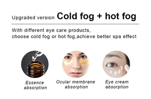 Mesin Atomizer perawatan Spa mata, alat Atomizer perawatan lingkaran hitam portabel baru, mesin pijat mata Salon hidro kecantikan - Product Image 6