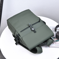 Sac à dos homme étudiant grande capacité, tendance, imperméable, pour ordinateur, durable, avec ceinture à coussin d'air – Vente directe usine