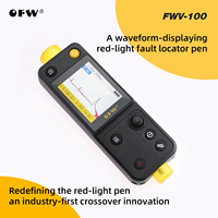 Mini OTDR OFW de 20KM y 1550nm, Reflectómetro de Fibra Óptica con VFL Integrado de 10mW y OPM para Pruebas de Redes 5G FTTH FTTx