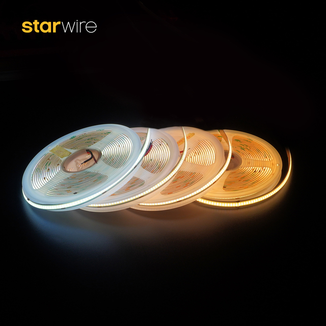 Factory Wholesale Cob Led Strip Light 24v 480led Ce Rohs Cul Ukca 5 Years Warranty Flexible COB Led Strip Light