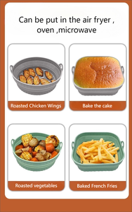 <strong>Silicone</strong> Baking Pan <strong>for</strong> <strong>Air</strong> <strong>Fryer</strong> High Quality <strong>Dish</strong> &amp; Pan <strong>for</strong> Efficient and Safe Cooking - Product Image 3