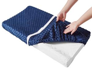 Super Soft Minky Dots Plush <b>Changing</b> Table <b>Covers</b> 33x17x7in Breathable <b>Changing</b> <b>Pad</b> Sheets for Unisex Baby - Product Image 2