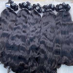 Cabello Humano Natural Liso Vietnamita de un Solo Donante, Sin Químicos, 100%  Extensiones de Cabello sin Procesar - Product Image 5