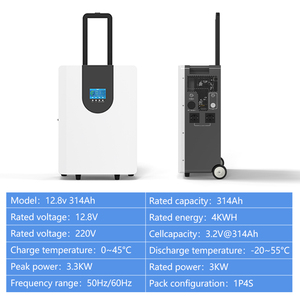 Banco de Energía Solar Todo en Uno 12.8V314AH 4kWh, Batería Apilable para Estación de Energía Portátil CAN, Batería Todo en Uno 12.8V 314AH de Alta Capacidad - Product Image 4