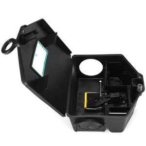 Estación de Cebo para Roedores de Plástico con Ventana Visible, Caja Trampa para Ratas Resistente y Reutilizable para Interiores y Exteriores - Product Image 4