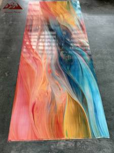 Pannelli Murali in PVC Impermeabili Effetto Marmo di Lusso Wayon <span class=keywords><strong>per</strong></span> Pareti TV in Soggiorni e Spazi Commerciali - Product Image 4