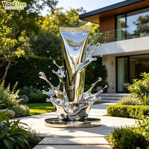 Statua Moderna Pop Art in Acciaio Inossidabile Dipinto a Forma di <span class=keywords><strong>Dentifricio</strong></span> per Decorazioni Creative da Giardino, Grande Scultura in Metallo - Product Image 1