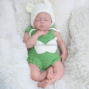 Hochwertige 22-Zoll Bemalte Bebe Reborn Puppe aus massivem Platin-Vollsilikon, realistische Babypuppe - Product Image 5