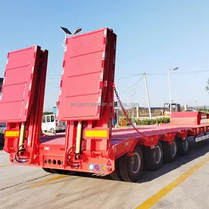 Trung Quốc phổ biến nhất 40 tấn 50 tấn 60 tấn loader thấp giường lowboy bán đặc biệt giao thông vận tải Trailer cho bán