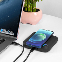 Tragbarer CPAP-Notstromakku 24000mAh für ResMed AirMini AirSense 10, CPAP-Akku-Ladegerät Powerbank für Laptop, Tablet, Telefon