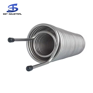 ออกแบบตามสั่ง 202 439 คอยล์สแตนเลส ขนาด 0.26 มม. กว้าง 510 มม. ท่อขนาด 0.44 มม.-0.6 มม.  ตัวแลกเปลี่ยนความร้อน คอยล์ท่อสแตนเลส 3 4 - Product Image 3